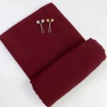 wine red Scarf - Image 2