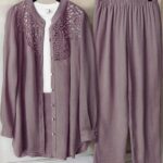 Women fashion embroidered pink