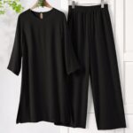 Women Modest Black Co-ord set